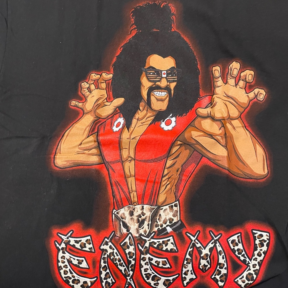 The Last Dragon Sho Nuff T-Shitt black and red size XL Brand New